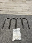 Rough Country 9/16 X 3.625 10 Round Top Leaf Spring U-bolt Each 7655. Fixed Price $40.00.