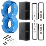3" Front 2" Rear Leveling Lift Kit Blue For 2007-2022 Chevrolet Silverado 1500. Fixed Price $80.09.