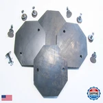 Alp Auto Lift Parts - 6-ply Belted Rubber Arm Pads For 2-post Lifts Octagon. Fixed Price $68.43.