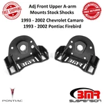 Bmr Suspension Adj Front Upper A-arm Mounts Black For 1993-2002 Camaro Firebird. Fixed Price $207.29.