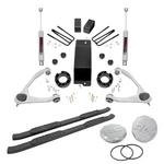 Rough Country 3.5" Lift Kit W/ Oval Nerf Steps & Ball Joint Caps For Sierra 1500. Fixed Price $914.85.