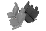 Rough Country 91017 Rear Bench Seat Covers Black For 15-26 Ford F150 Crew. Fixed Price $131.86.