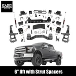 Rough Country 6 Inch Lift For 15-20 F-150 (strut Spacers). Fixed Price $1199.95.