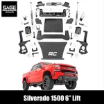 6 Inch Lift Kit For 2019-2024 Silverado 1500 With 4.3/5.3/6.2 Engine. Fixed Price $1399.95.