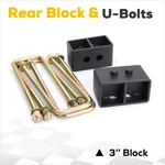 3'' Rear Leveling Lift Kit Blocks + U Bolts For 2004-2020 Ford F150 4wd 2wd Us. Fixed Price $59.99.