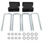 4" Rear Lift Block Kit W/ 9" U-bolts For 2007-2018 Chevy Silverado Gmc Sierra. Fixed Price $59.99.