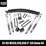 4 Inch Lift For Dodge W150 W250 W350 With Dana 44. Fixed Price $569.95.