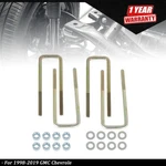 4pcs Square U-bolts 2.5" Wide Leaf Springs 8.75" Long For Gmc Chevrole 1998-2019. Fixed Price $32.62.