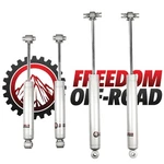 Freedom Off-road Extended Front & Rear Shocks For 93-04 Grand Cherokee 1-3" Lift. Fixed Price $227.00.