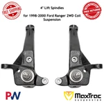 Maxtrac 4" Lift Spindles For 1998-2000 Ford Ranger 2wd Coil Suspension #703030a. Fixed Price $427.44.
