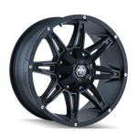 Mayhem Rampage 8090 Matte Black 17x9 6-135/6-139.7 18mm 106mm. Fixed Price $231.19.