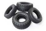 New Tamiya Fast Attack, Fav 4 Tire Set Also For 1:10th Buggy Champ (rough Rider). Fixed Price $47.50.