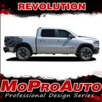 Dodge Ram 2019-2024 Rebel 1500 Side Bed Stripes Decals 3m Vinyl Graphics Kit. Fixed Price $171.75.