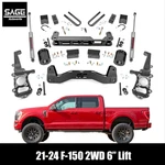 Rough Country 6 Inch Lift For 21-23 F-150 2wd. Fixed Price $1299.95.