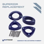 Autoacer - 4p Front & Rear Leveling Lift Kit 1.6" Pu Spacers For Honda Civic Crv. Fixed Price $125.00.