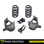 Maxtrac 2"/3" Drop Lowering Kit With Spindles Fits 2000-2006 Chevy Tahoe. Fixed Price $545.60.