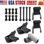 For Ford F150 F250 F350 Bronco Rear Leaf Spring Shackle Bracket Pair Hanger Kit. Fixed Price $49.99.