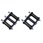 Rugged Ridge 18265.11 Hd Rear Leaf Spring Shackles Black Greasable 76 86 Jeep. Fixed Price $167.99.