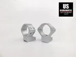Talley Weatherby Vanguard 30mm Medium Scope Rings Satin Silver. Fixed Price $99.99.