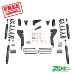 Zone Offroad 6" Lift Kit For 2009-2013 Ram 2500/3500 4wd Diesel (4" Rear Axle). Fixed Price $1262.27.