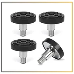 4pc 38mm Shaft Screw Up Car Lift Feet Pads Plus-high Rubber Tray For Bridge. Fixed Price $95.20.