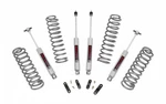Rough Country Bolt-on 2.5" Coil Spring Lift Kit W/ Shocks For 07-17 Wrangler. Fixed Price $369.95.